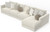 Ritzy - 4 Piece Modular Sectional (RSF Chaise) - Bone