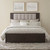 Modern Edge - King Upholstered Bed - Brown