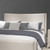 New Haven - King Upholstered Panel Headboard - White