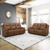 Callihan - Sofa & Loveseat - Brown