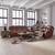 Caswell - Sofa & Loveseat - Brown