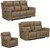 Camden - Sofa With Loveseat & Recliner - Brown