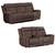 Beckham - Sofa & Loveseat - Brown