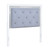 Reflections - Full Upholstered Panel Headboard With Lights - White
