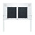 Reflections - Full Upholstered Panel Headboard With Lights - White