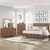 Shaker Lakes - 4 Piece Bedroom Set (California King Panel Bed, Dresser & Mirror, Chest) - Brown
