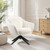 Fleming - Boucle Swivel Lounge Chair - Ivory