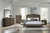 Rex - Western King 6 Piece Bedroom Set (Bed, Dresser, Mirror, Chest, 2 Nightstands) - Brown