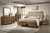 Talcott - 6/0 Western King 6 Piece Bedroom Set (Bed & Dresser & Mirror & Chest & 2 Nightstands) - Light Brown