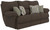 Lenny - Power Lay Flat Reclining Sofa - Chocolate