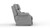 Dreamtime - 48" Power Headrest Power Lay Flat Recliner With CR3 Heat/Massage/Zero Gravity - Steel