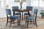Tioga - Dining Table & 4 Chairs - Blue