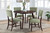 Tioga - 47" Round Dining Table & 4 Chairs - Green