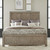 Skyview Lodge - King Panel Bed - Cobblestone