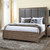 Harrisburg - Queen Headboard, Footboard & Slat Kit - Walnut