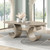 Gwendolyn - Oval Dining Table Top - Cerused Taupe