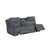 Teddy - LAF Sofa With Power Headrest & Footrest - Gray Teddy - LAF Sofa With Power Headrest & Footrest - Gray