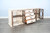 90" Media Console - Buckskin / Marble White