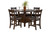 Homestead - Round Counter Height 5 Piece Side Chair Dining Set - Tobacco Leaf