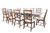 Yellowstone Folding Leaf Extension 11 Piece Dining Set - Buckskin