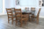 Modern - Square 7 Piece Dining Set With Built-in Storage - Tobacco Buckskin