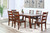 Extension 7 Piece Dining Set With Turnbuckle - Vintage Mocha