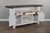 78" Farmhouse Wood Home 3 Piece Bar Set - Cottage White / Europen Dark