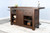 80" Traditional Wood Home 3 Piece Bar Set With Stools - Tobacco Leaf