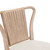 Sheridan Pointe - Shaped Corded Back Side Chair (RTA) - Vintage Natural
