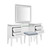 Reflections - 3 Piece Vanity Set - Pearl White & Rhinestone