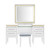 Reflections - 3 Piece Vanity Set - Pearl White & Rhinestone