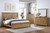 Sunstone - 6/0 California King 4 Piece Bedroom Set (Bed, Dresser, Mirror, Chest) - Brown / Natural