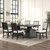 Plateau - 78" Rectangle Dining Table And 6 Chairs - Dark Brown / Beige