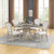 Gwendolyn - Round Dining Table With 4 Side Chairs - Beige / Natural