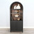 Arched Display Cabinet With Doors - Black Magic