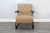 Nash Modern - Industrial Accent Chair With Metal Frame - Ronan Nude