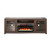 72" Media Console With Crystal Electric Fireplace Insert - Tobacco Leaf