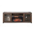 72" Media Console With Wood Electric Fireplace Insert - Tobacco Leaf