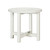 Backroads - Round End Table - Weathered White & Parchment Brown