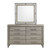 Lennox - Dresser & Mirror - Gray / Silver