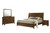 Ballard - 6/6 Eastern King 4 Piece Bedroom Set (Bed, Dresser, Mirror, Nightstand) - Brown