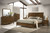 Ballard - 6/6 Eastern King 6 Piece Bedroom Set (Bed, Dresser, Mirror, Chest, 2 Nightstands) - Brown