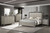 Lennox - 6/6 King 6 Piece Bedroom Set (Bed, Dresser, Mirror, Chest, 2 Nightstands) - Gray / Silver