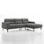 Vale - Right Arm Facing Chaise - Gray