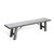 Alpine - Bench With Turnbuckle, Wood Seat - Gray