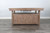 Rustic Counter-Height Extension Dining Table With Barn Door Storage - Amber