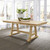 Lindsey Farm - Trestle Table - Light Brown