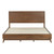 Century Modern - California King Platform Bed - Light Brown