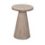 Felicity - Modern Solid Wood Pedestal Side Table - Hazelnut