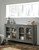 Mirimyn Antique Gray Accent Cabinet French Style